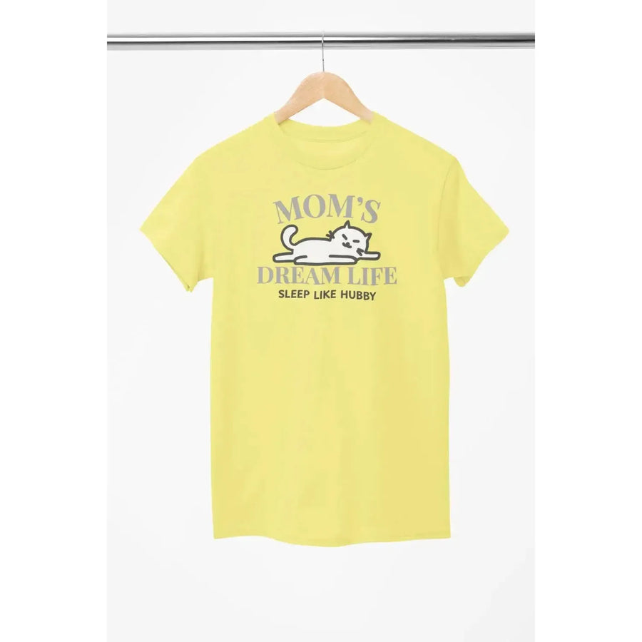 MOM funny (SLEEP LIKE HUBBY) - Soft Premium Shirts-Shirt in a Cup