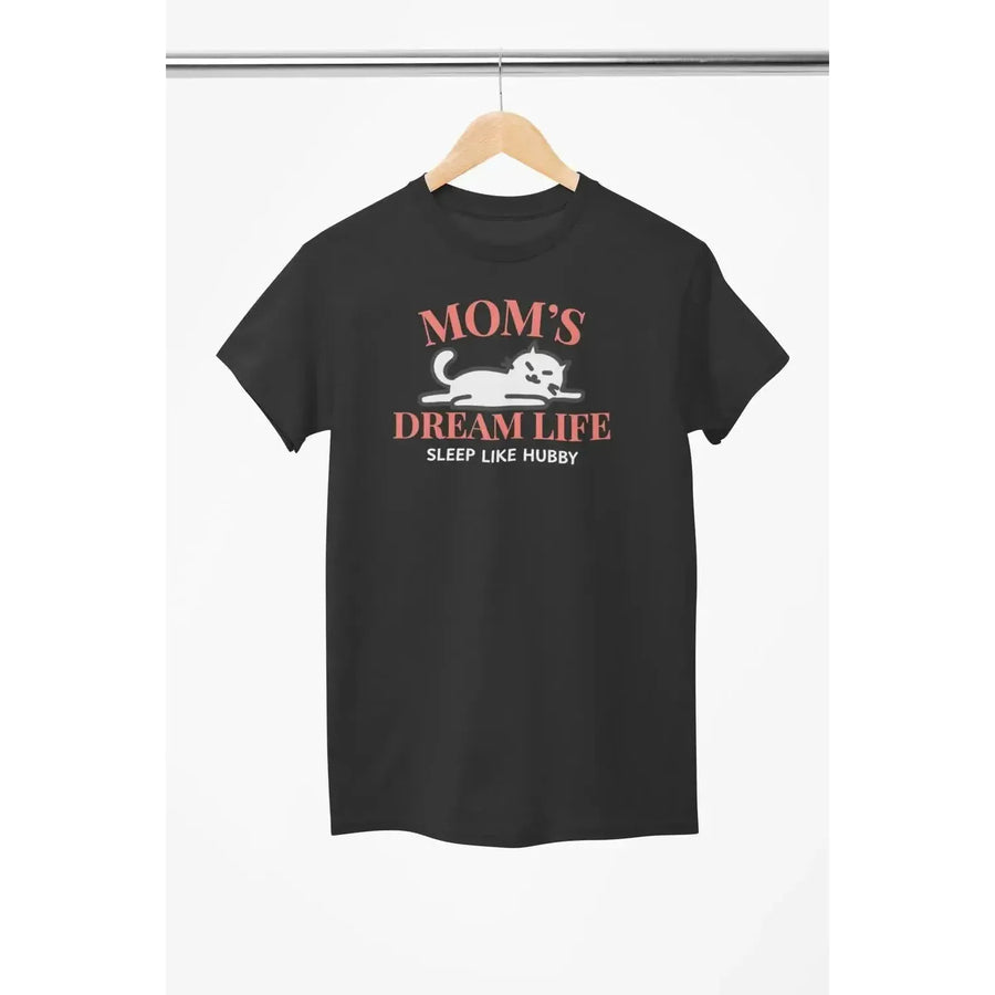 MOM funny (SLEEP LIKE HUBBY) - Soft Premium Shirts-Shirt in a Cup