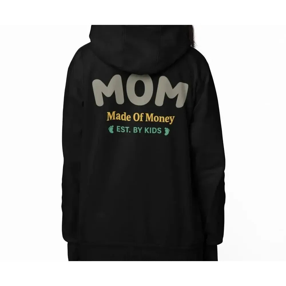 MOM (Made of Money) Funny - Premium Soft Hoodies (Full-Zip)-Shirt in a Cup