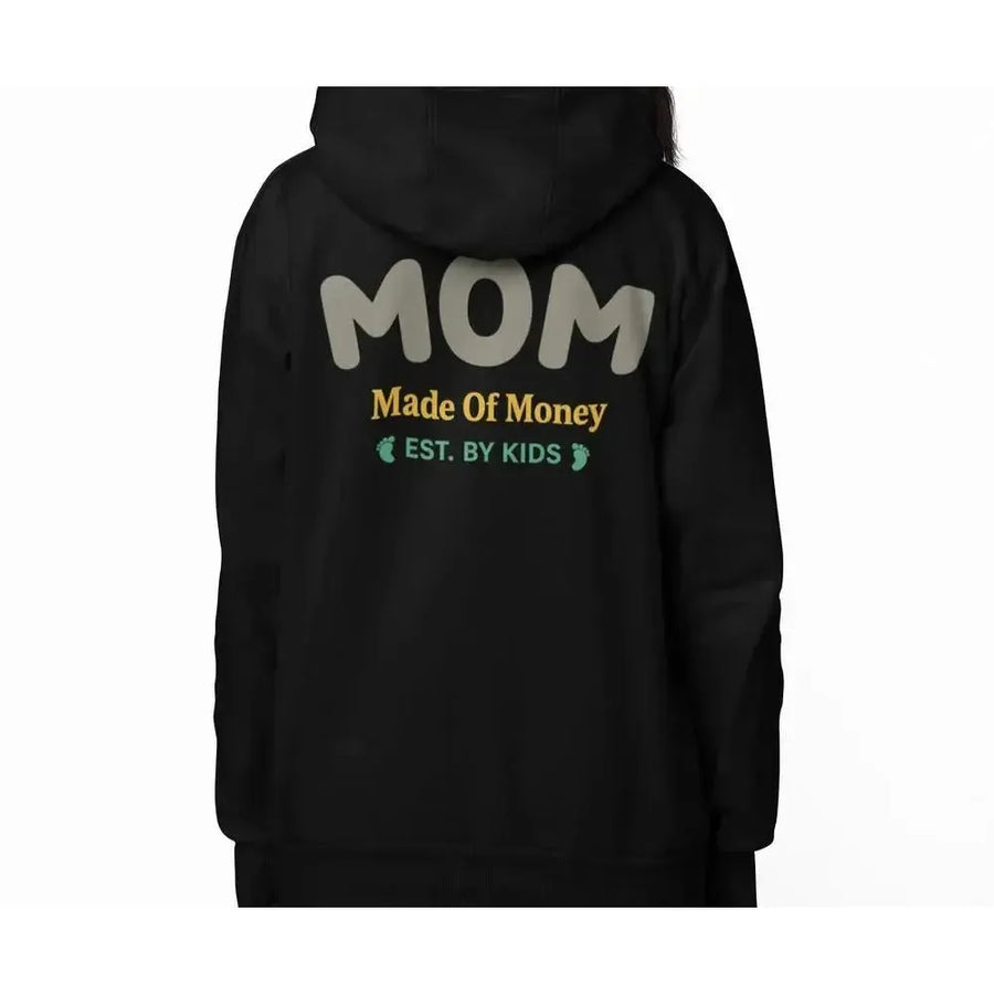 MOM (Made of Money) Funny - Premium Soft Hoodies (Full-Zip)-Shirt in a Cup