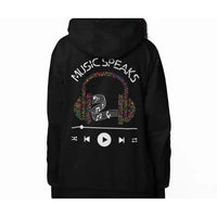 Music Speaks - Soft Premium Hoodies (Full-Zip)-Shirt in a Cup