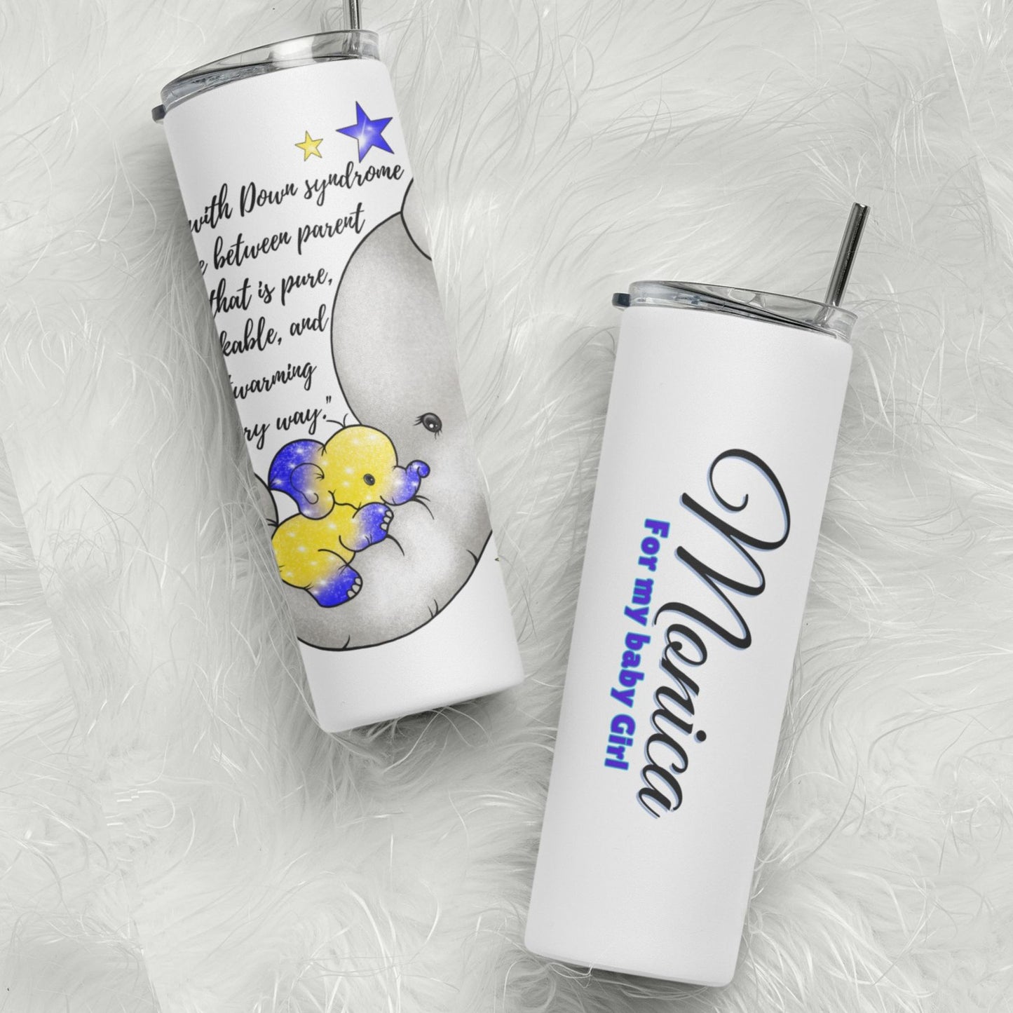 DOWN SYNDROME Awareness Tumbler - Personalized