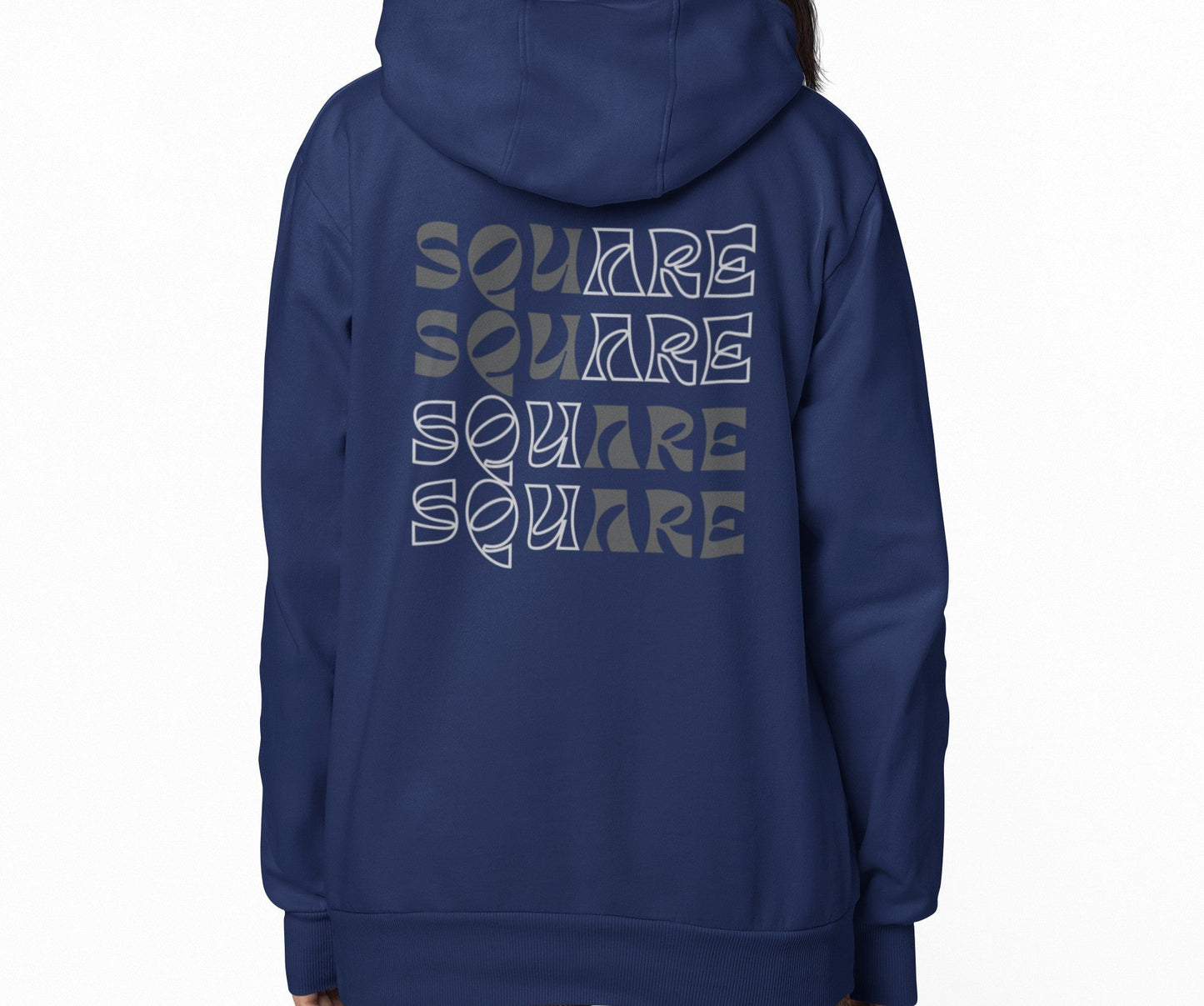 Minimalist Design (Square) - Super Soft Premium Hoodies (Full-Zip)
