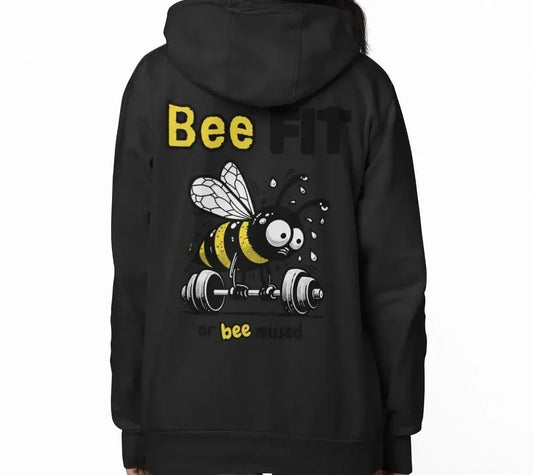 WORKOUT COLLECTION - Bee-Fit Hoodie (Full-Zip)-Shirt in a Cup