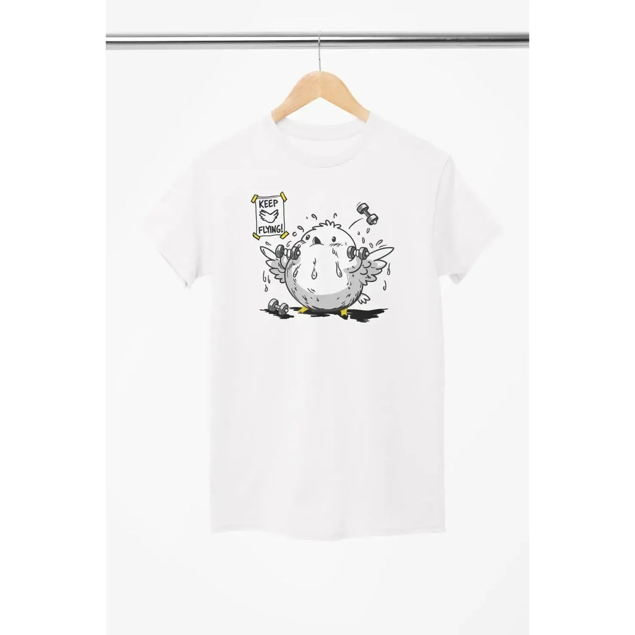 WORKOUT COLLECTION - Bird (hand drawn)-Shirt in a Cup