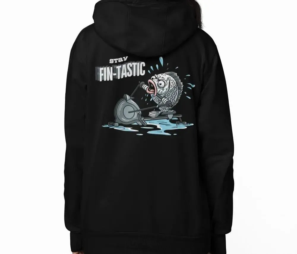 WORKOUT COLLECTION - Fin-Tastic Hoodie (Full-Zip)-Shirt in a Cup