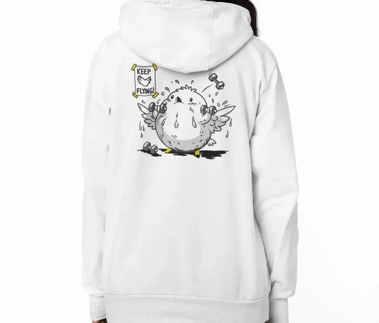 WORKOUT COLLECTION - Keep Flying Hoodie (Full-Zip)-Shirt in a Cup
