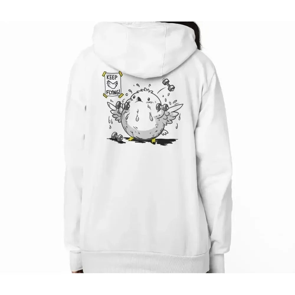 WORKOUT COLLECTION - Keep Flying Hoodie (Full-Zip)-Shirt in a Cup