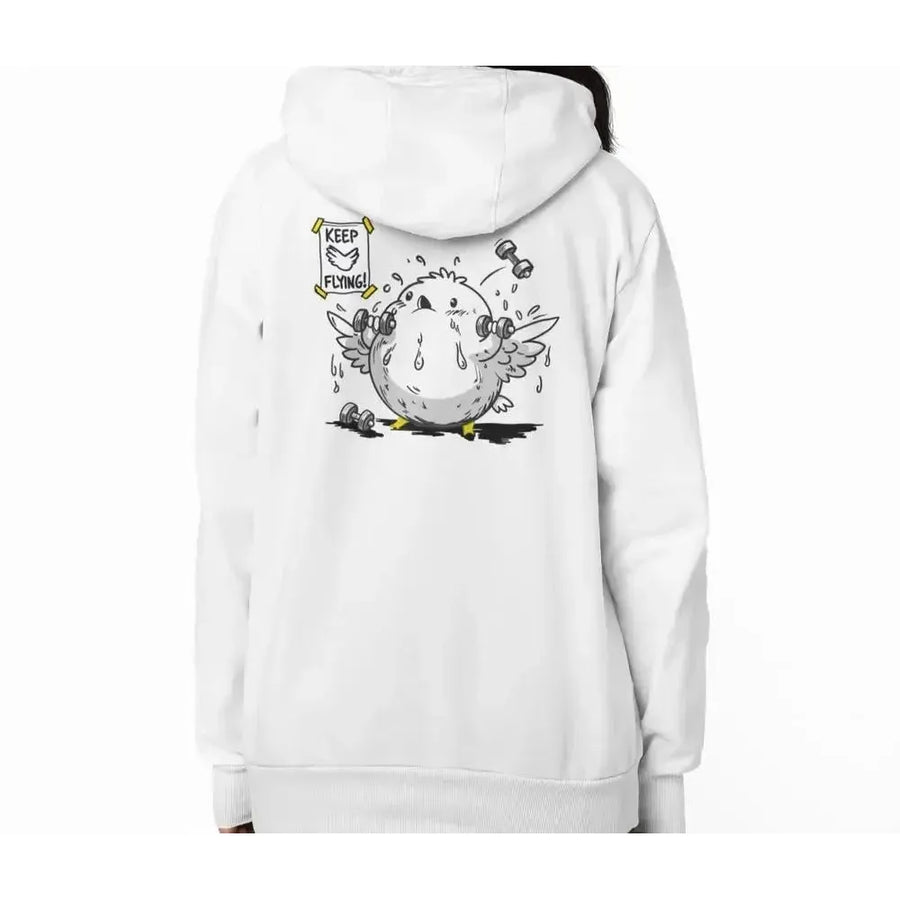 WORKOUT COLLECTION - Keep Flying Hoodie (Full-Zip)-Shirt in a Cup