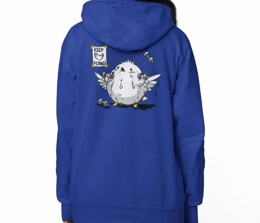WORKOUT COLLECTION - Keep Flying Hoodie (Full-Zip)-Shirt in a Cup
