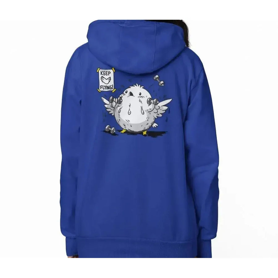 WORKOUT COLLECTION - Keep Flying Hoodie (Full-Zip)-Shirt in a Cup